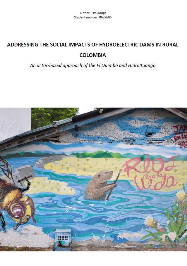 Portada de ADDRESSING THE SOCIAL IMPACTS OF HYDROELECTRIC DAMS IN RURAL COLOMBIA