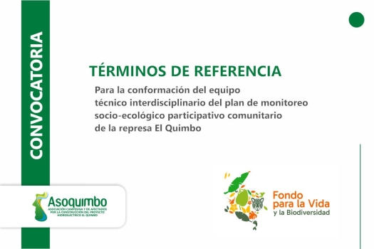 TDR para la conformación del equipo técnico interdisciplinario - Plan de monitoreo de la represa El Quimbo